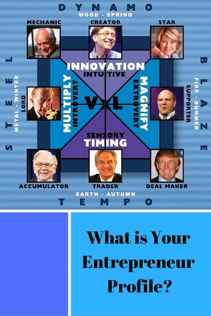 What's Your Entrepreneur Profile? Roger Hamilton identifies 8 Wealth Different Profiles. Read more on inspiringmompreneurs.com #wealthdynamicsprofiles #rogerhamilton #wealthdynamics