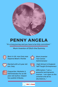 Meet Penny Angela Mum Inventor of Ditch the Dummy