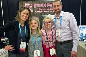 Melanie Hurley, Inventor, Piggy Paint and family