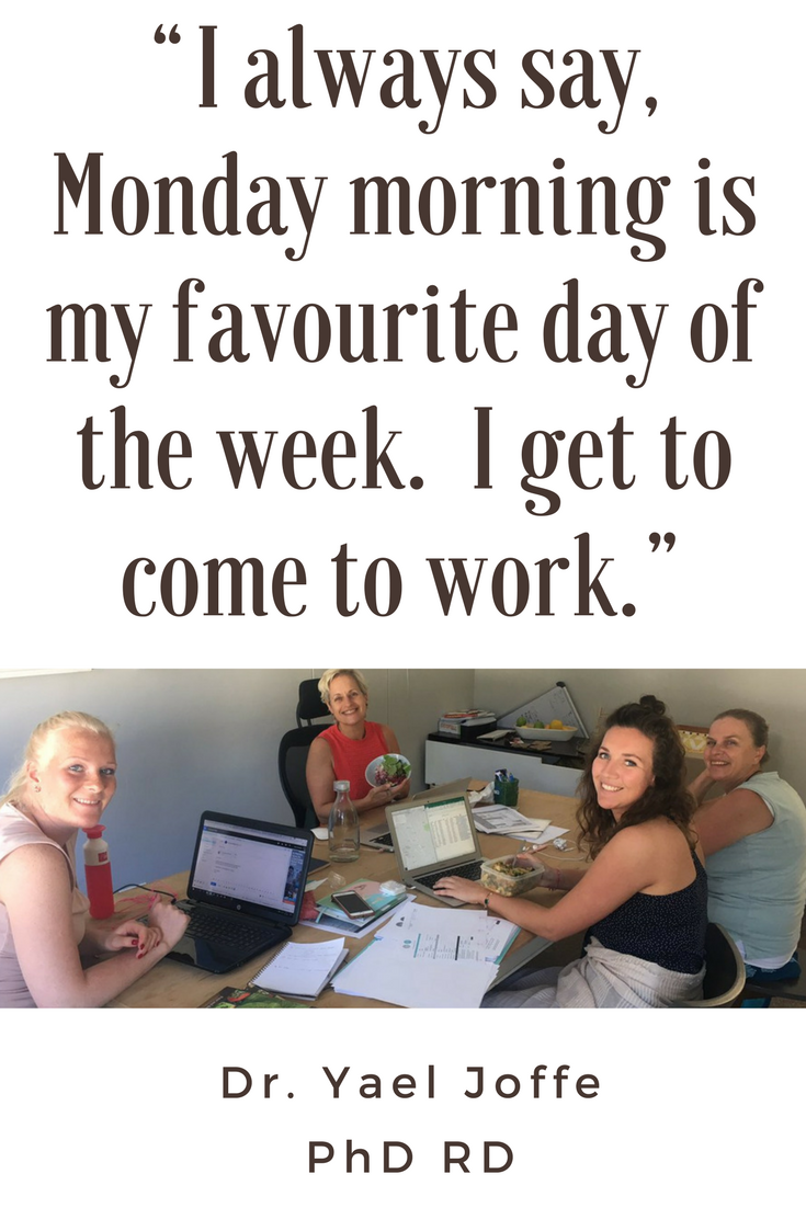 "So clichéd, but really, if you can find work that’s meaningful then Monday morning can be your best day of the week." #dowhatyoulove