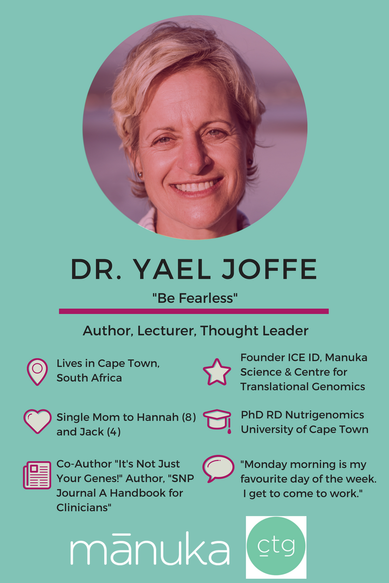 Meet Yael Joffe PhD RD, Author and Thought Leader in the Field of Translational Nutrigenomics