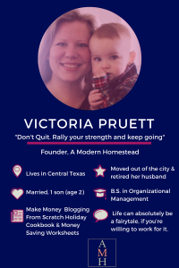 Victoria Pruett just retired her husband. Here's how she did it. And how you can too.