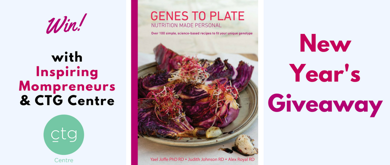 New Years Giveaway Inspiring Mompreneurs - Genes to Plate Recipe Book