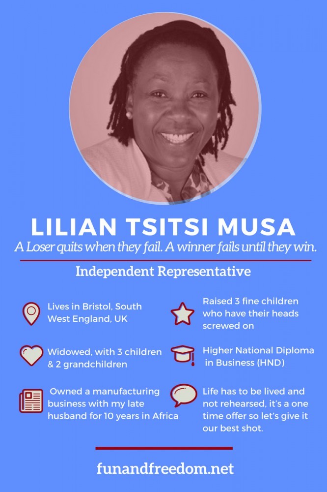 Meet Lilian Tsitsi Musa - Travelling Granpreneur. An intrepid Entrepreneur who refuses to give up no matter what life throws at her. #WorldVenturesDreamVacations