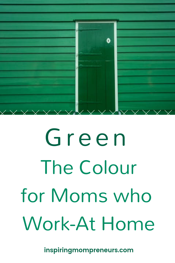 What's your favourite colour Moms? Here's why Green is gorgeous... and good for you. What fun. #ForMomsWhoWorkatHome