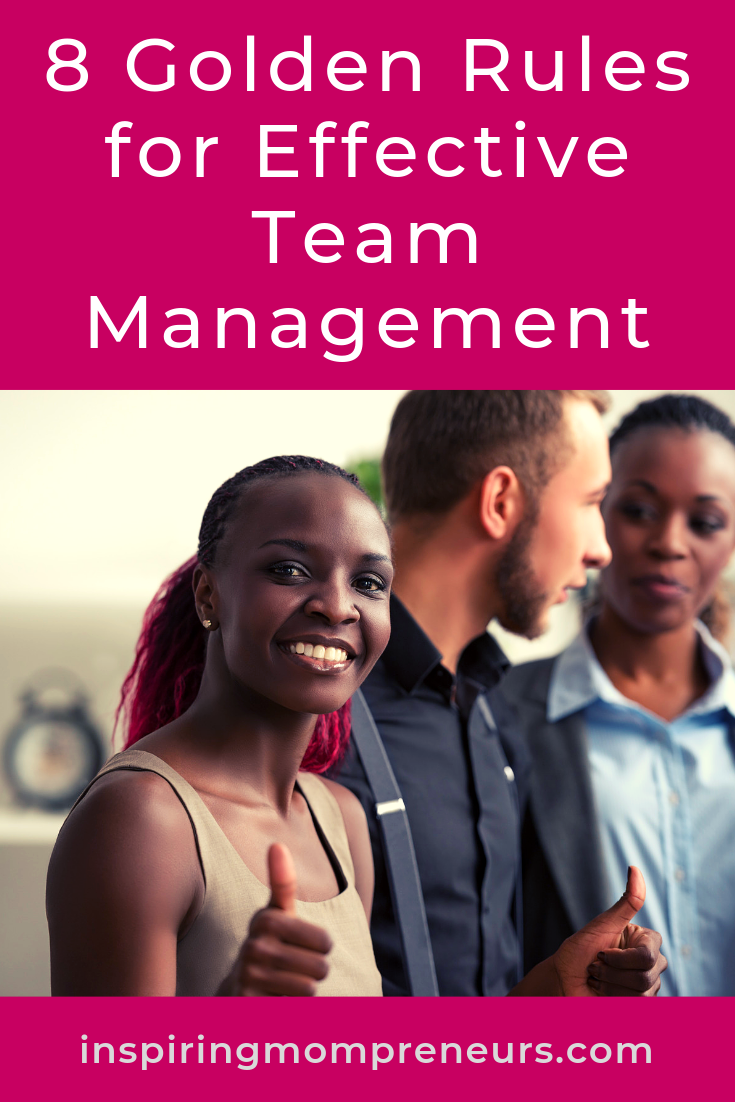 If you want to scale your business as an entrepreneur, it's highly advisable to brush up on your team management skills. Here are 8 Golden Rules to Follow. #GoldenRulesforEffectiveTeamManagement #ManagementSkills #LeadingaTeam #WorkingasaTeam #Entrepreneurship