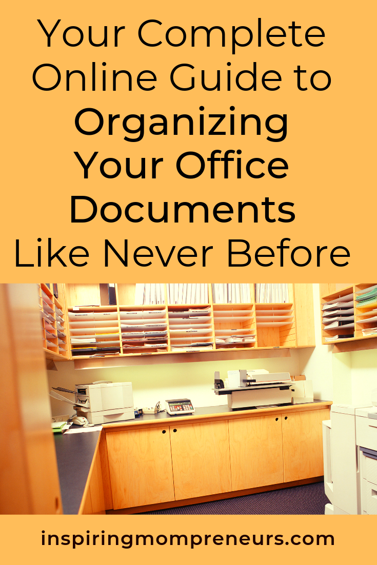 If you were to be audited would it be a mad scramble for paperwork or are your documents in order?  Here's how to get so organised nothing scares you. #organizingyourofficedocuments