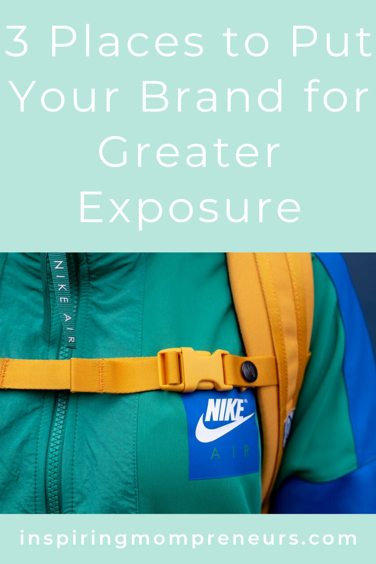 Looking for more exposure for your brand? Try these 3 places. Smart, simple, effective.   #brandexposure #branding #brandingideas  #placestoputyourbrandforgreaterexposure