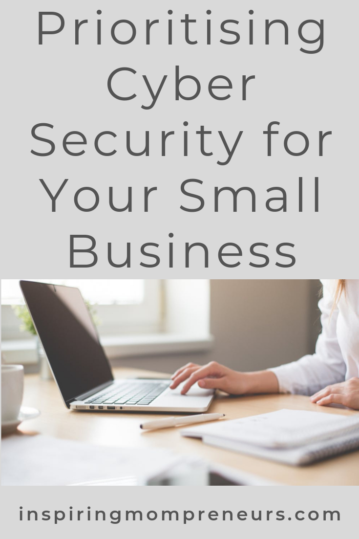 Are you prioritizing cyber security in your small business? Do you have these measures in place? #cybersecurityforasmallbusiness #businesstips #cybersecurity #onlinesecurity