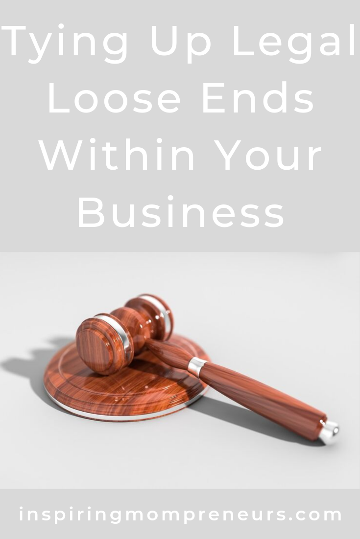 Have you tied up all the legal loose ends in your business? Work through this handy checklist to ensure you're legally secure. #tyinguplegallooseends #legalbusiness #businesstips #businesslaw