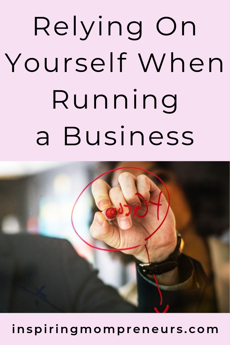 Who do you rely on to run your business? Are you still running yourself ragged trying to do it all yourself? Or do you have a team in place? #relyingonyourselftorunabusiness #entrepreneurship #businessleadership 