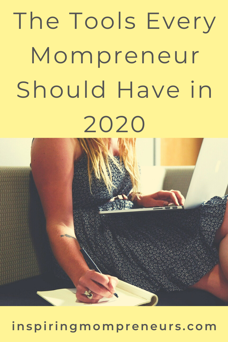 Mompreneurs have no time to lose, so efficiency is key. Check out these must-have productivity enhancers. #ToolsEveryMompreneurShouldHavein2020 #BusinessTools #Software 