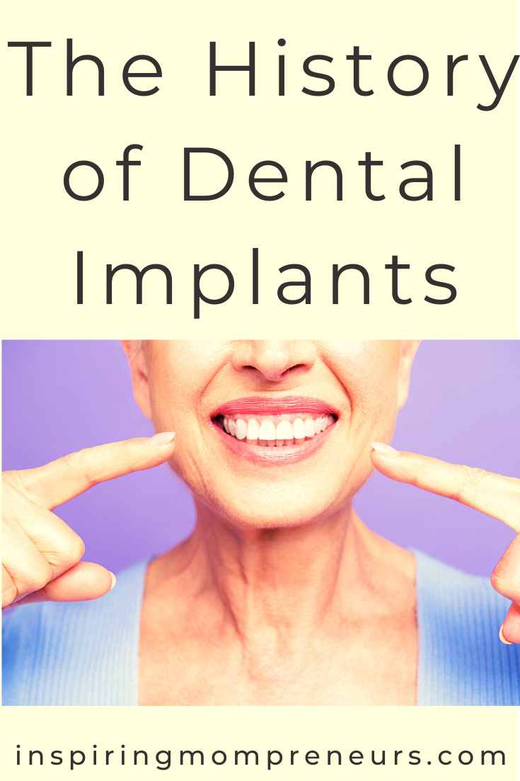 Feeling some anxiety or fear coming up around having a dental implant?  A brief look into the history of dental implants might help calm those nerves.  #history #dentalimplants #selfcare #dentalcare 