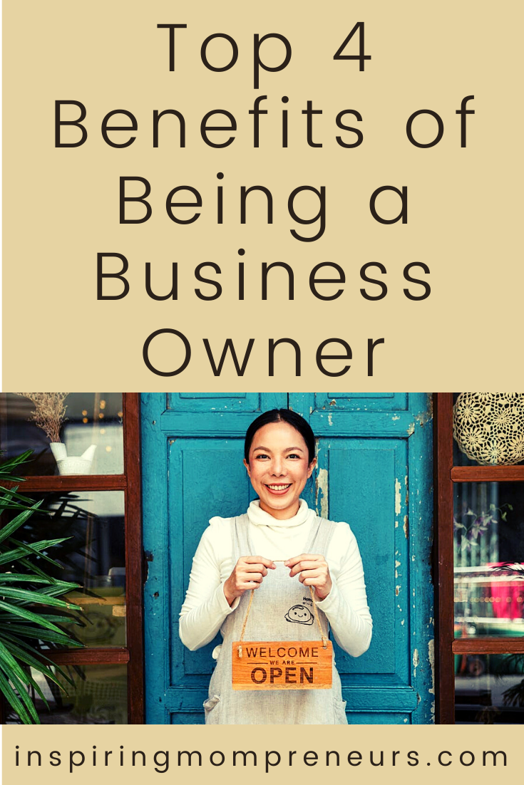 Entrepreneurship isn't for everyone. If you need that extra little push, here are our top 4 benefits of being a business owner.  #top4benefits #beingabusinessowner #entrepreneurship 