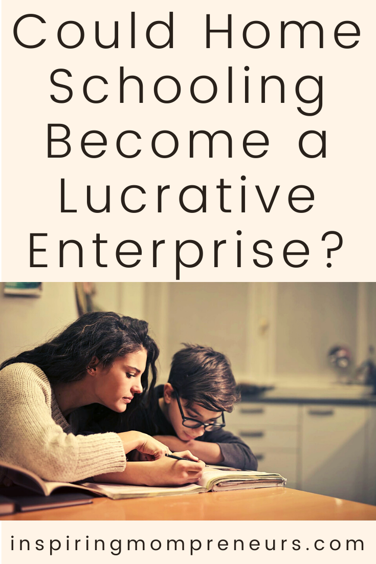 Here are some ways in which Mompreneurs can turn home schooling their kids into a lucrative side hustle. #homeschooling #lucrative #enterprise