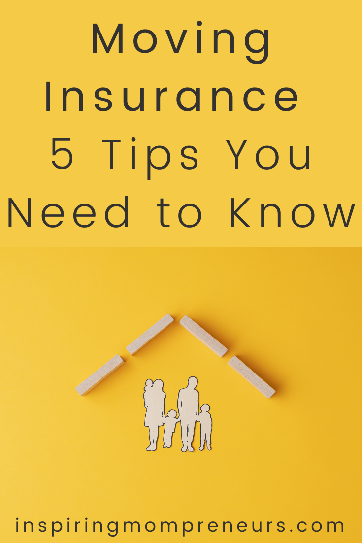 Most moves go on without hiccups but there is always the chance of an unexpected incident. Keep these 5 tips in mind when considering moving insurance. #movinginsurance #5tipsyouneedtoknow 