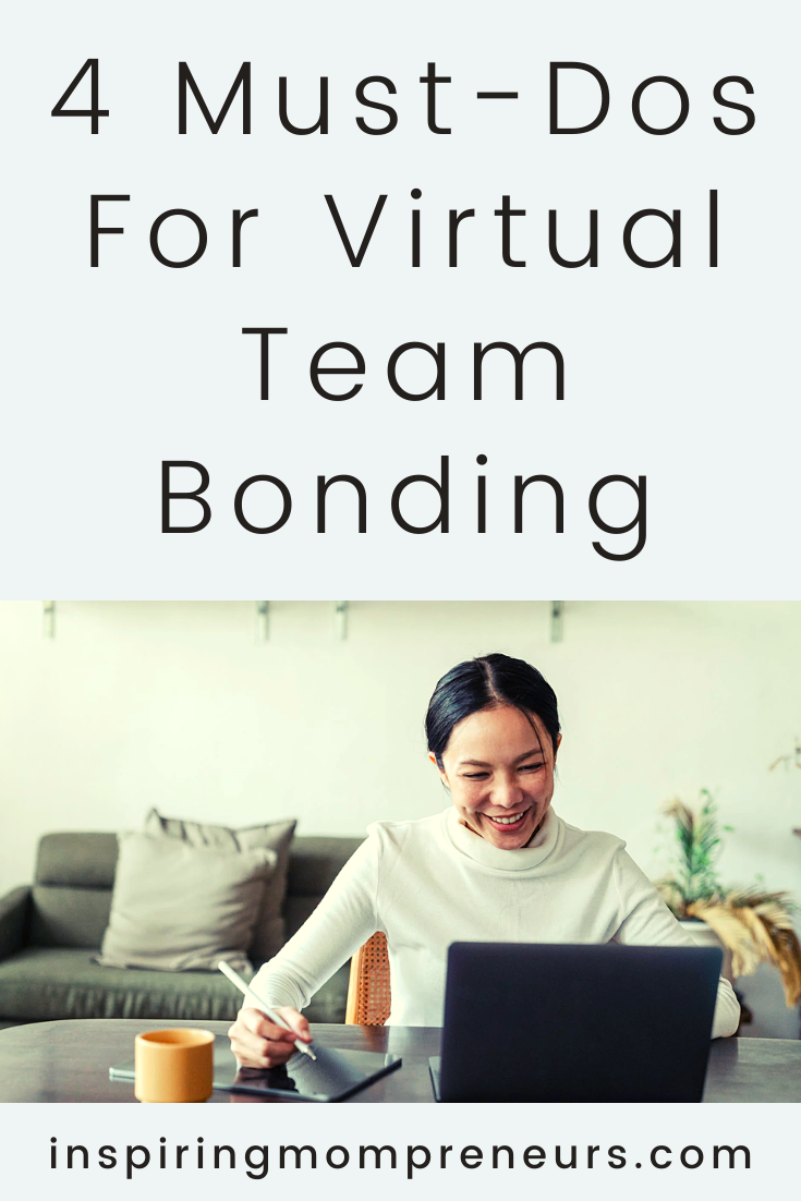 As more and more of us work from home, remotely, team bonding also happens virtually.  Here are some tips to ensure morale remains high amongst your team.  #virtualteambonding