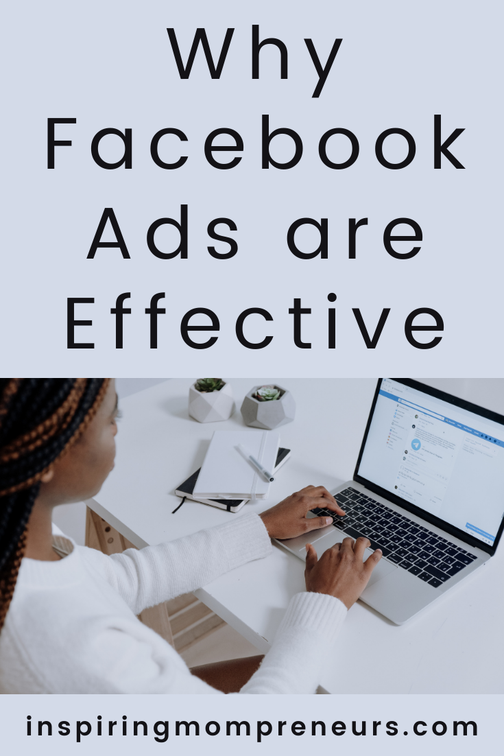 Facebook Advertising is extremely popular and worth considering as part of your marketing strategy in 2021. Here's what makes Facebook Advertising effective. #facebookadvertising #FBAds #benefitsofFacebookAds #whyfacebookadsareeffective 