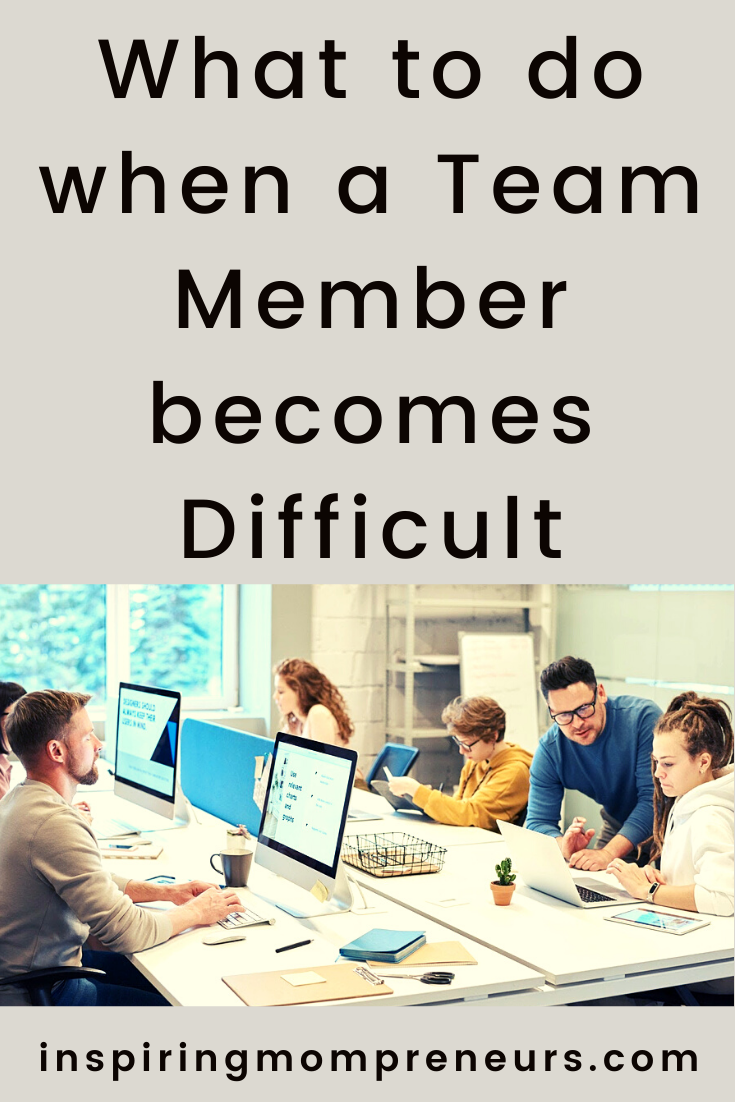 Sometimes a team member can become ‘difficult’ in their workplace conduct. When that happens, what do you do? Here are some helpful suggestions.  