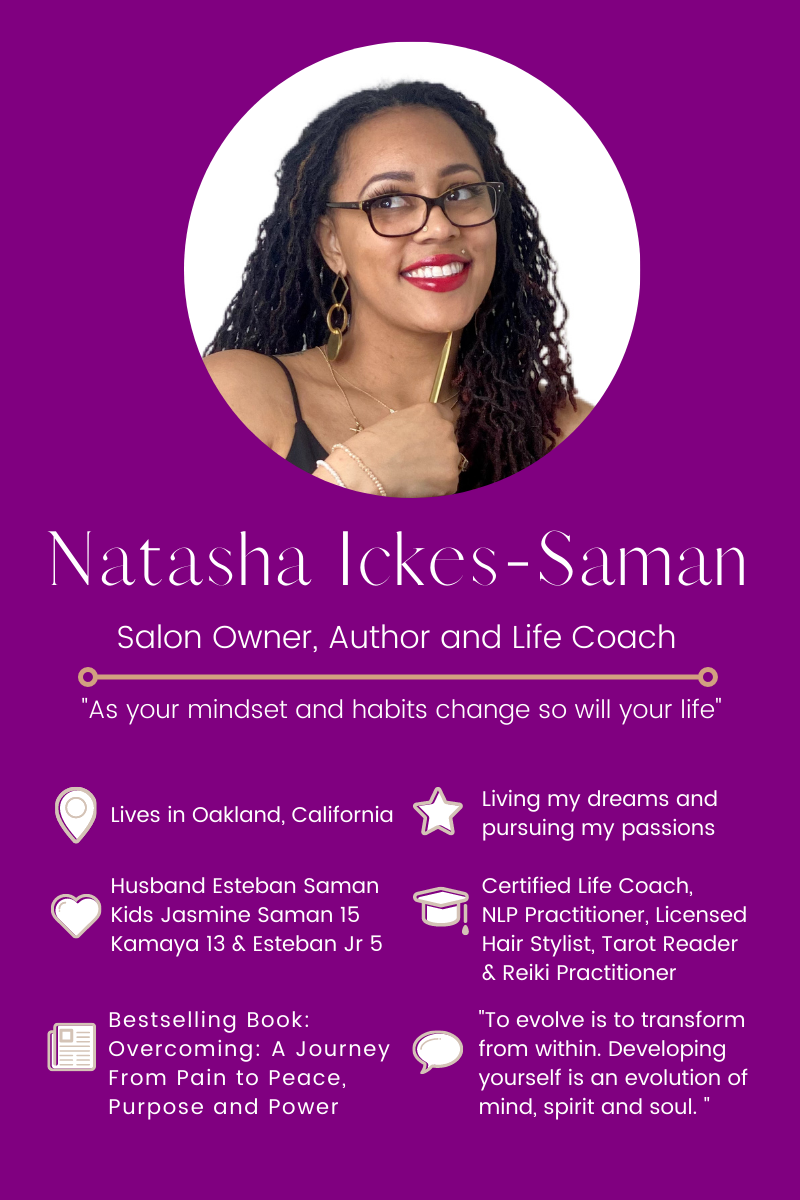 Meet Natasha Ickes-Saman, Hairstylist, Salon Owner, Author, Speaker and Life Coach