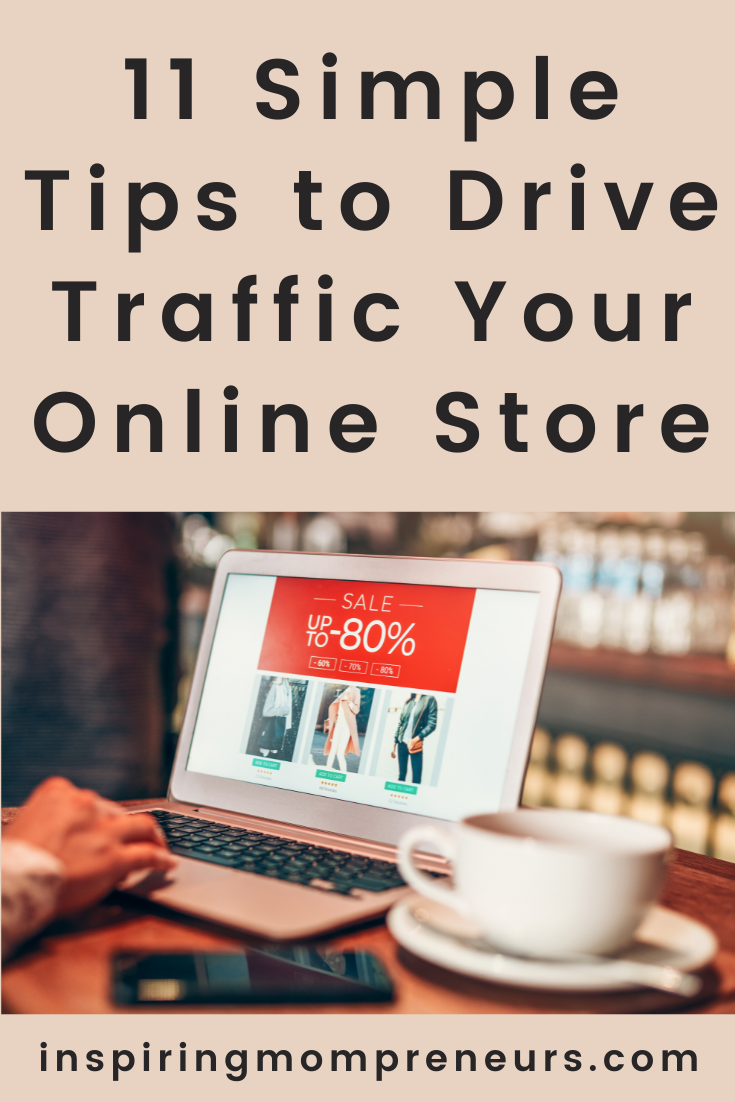 How to Drive Traffic to Your Online Store (11 Simple Tips) | E commerce Traffic pin