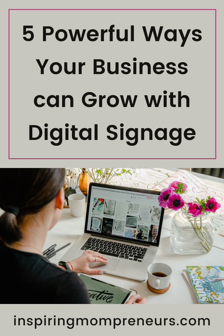 From enhanced security to better brand-building, digital signs can help you achieve many goals. Here are 5 powerful ways your business can grow with digital signage.   #digitalsignage #branding #digitalmarketing #digitaladvertising