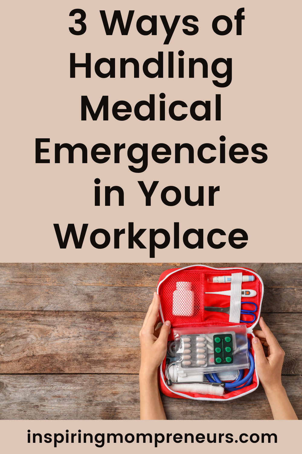 There is usually something positive you can do in the event of an emergency at work. Here are 3 ways of handling medical emergencies in the workplace. 