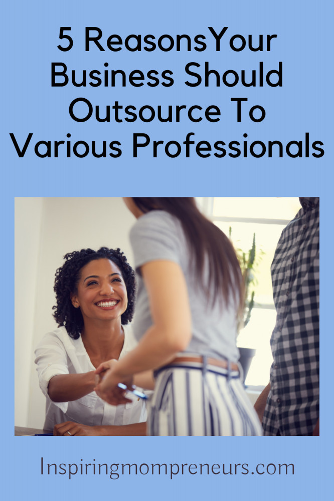 outsource to various professionals
