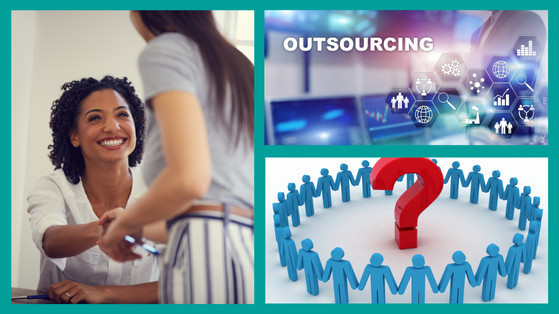 outsource to various professionals