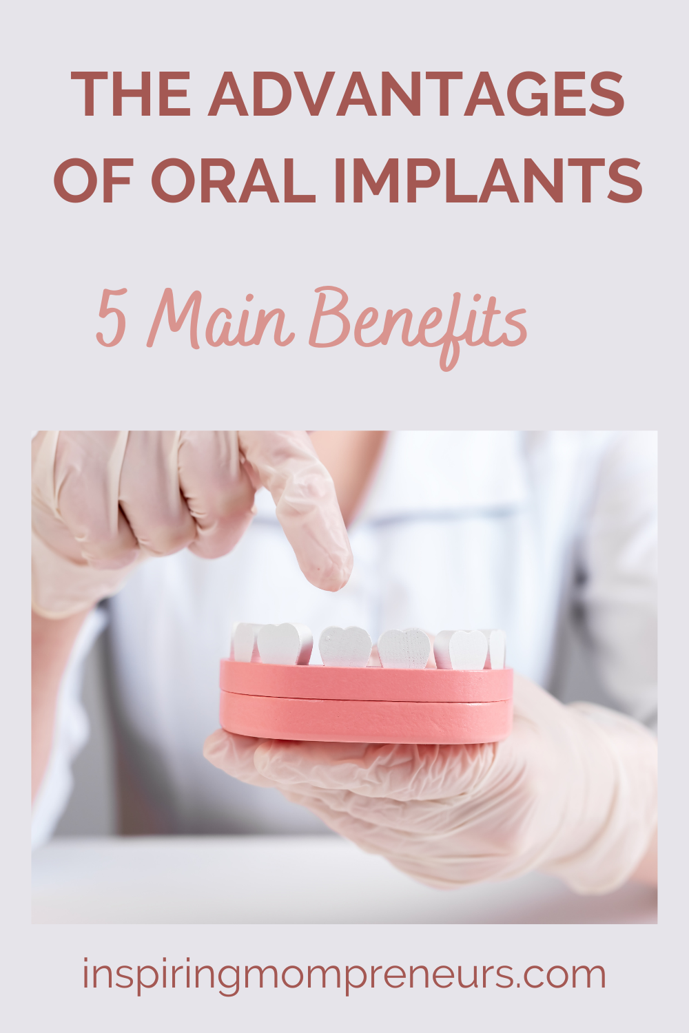 The Advantages of Oral Implants | 5 Main Benefits | Advantages of Oral Implants pin
