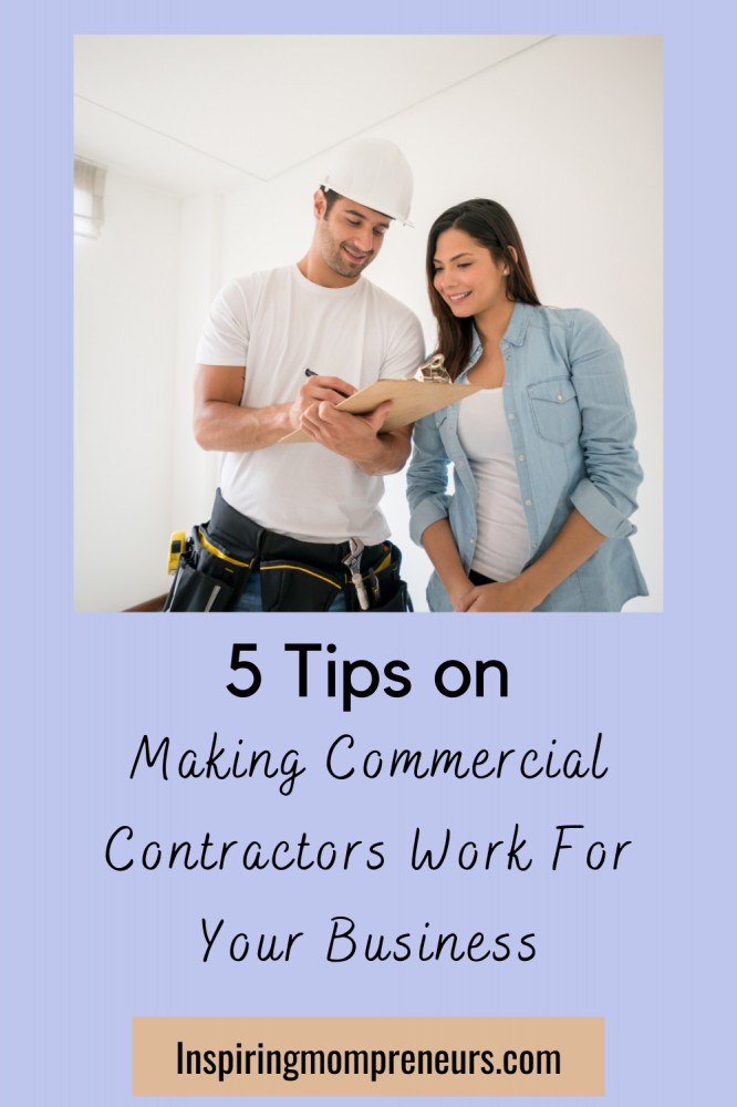 making commercial contractors work