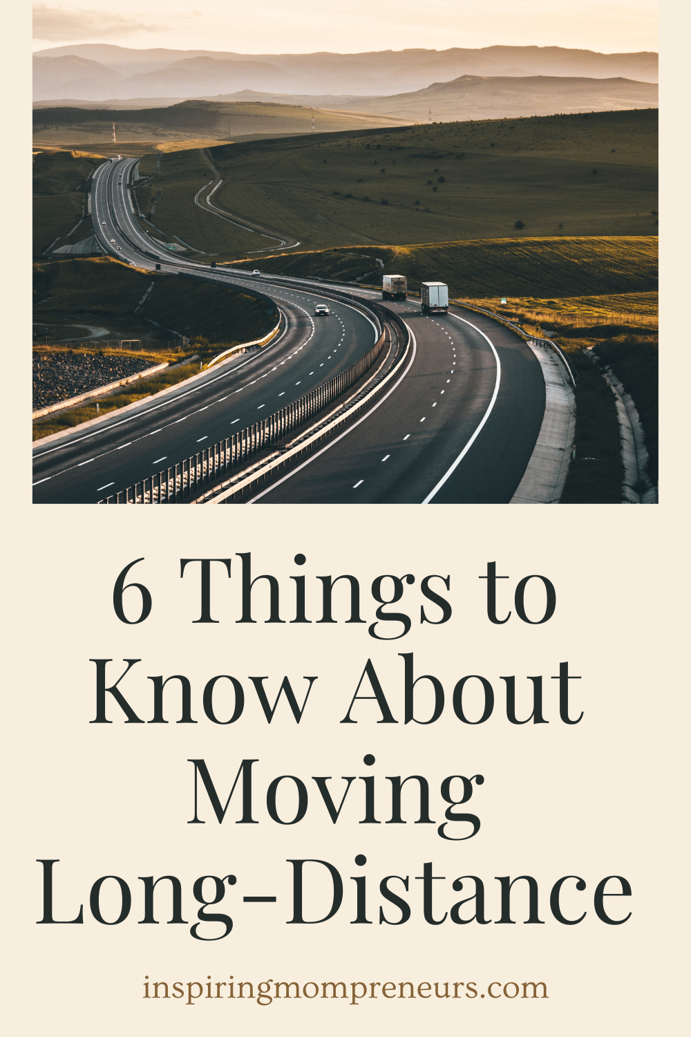 Moving long-distance can be one of the most stressful events in a person's life, whether it's for business or for fun. Here are six things you need to know. 