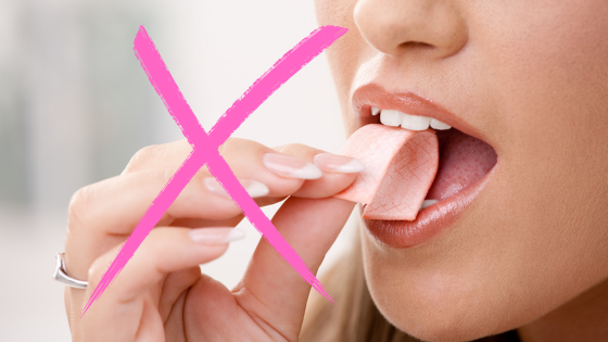 Keeping Your Dentures Secure: 4 Useful Tips | stop chewing gum