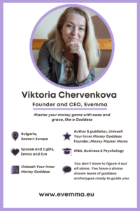 Money Goddess _ Viktoria Chervenkova_ Infographic _ Featured Mompreneur _ Inspiring Mompreneurs